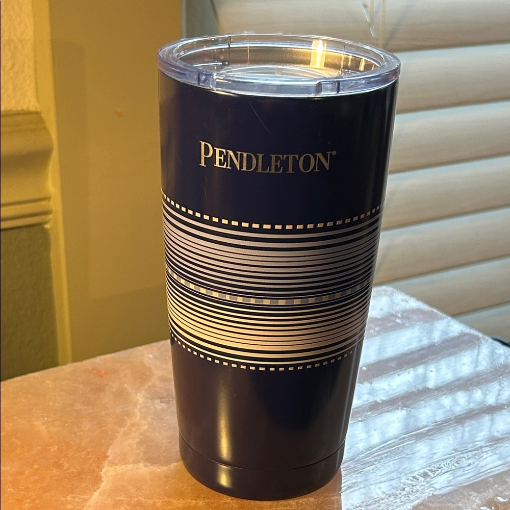 Pendleton Patterned Stainless Steel Double Wall Insulated Hot/Cold 20 Oz Tumbler